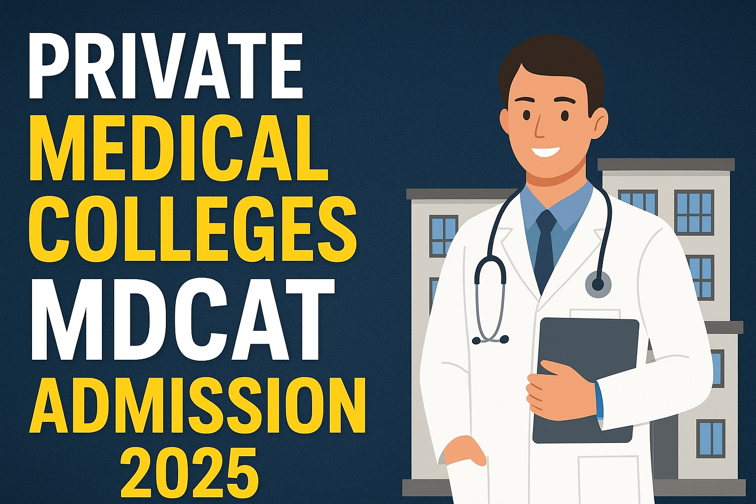 Private Medical Colleges MDCAT Admission 2025