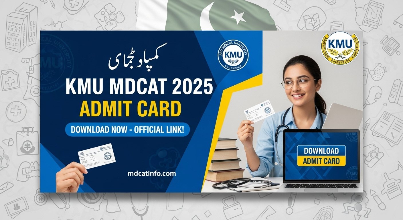 Download KMU MDCAT 2025 Admit Card
