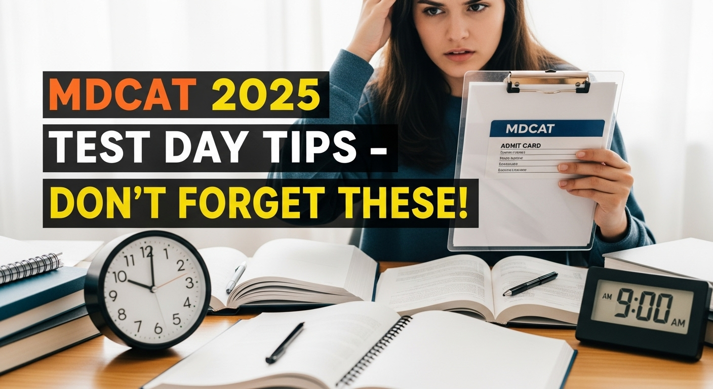 MDCAT 2025 Test Day