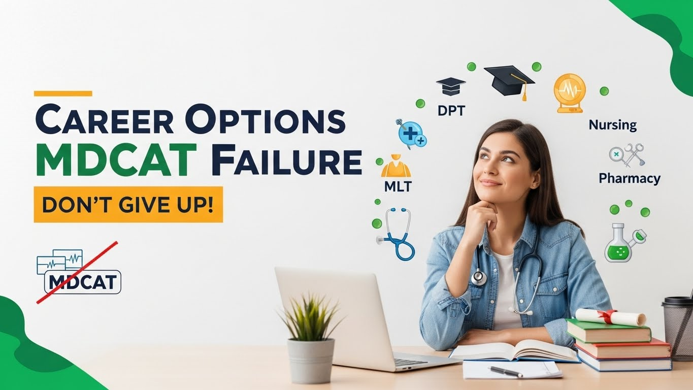 Career Options After MDCAT Failure