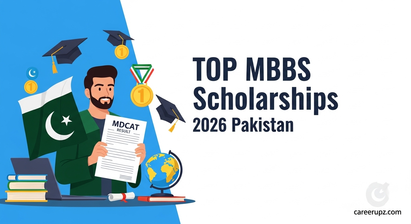 Scholarships for Top MDCAT Students in Pakistan